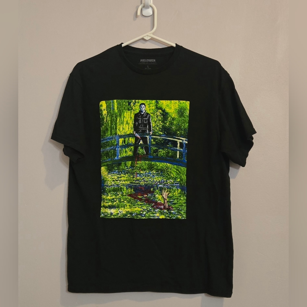 Halloween Michael Myers Watercolor Shirt Unisex Size Large